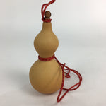 Japanese Hyotan Natural Gourd Sake Bottle Brown Lucky Charm Calabash G234