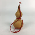 Japanese Hyotan Natural Gourd Sake Bottle Brown Lucky Charm Calabash G234