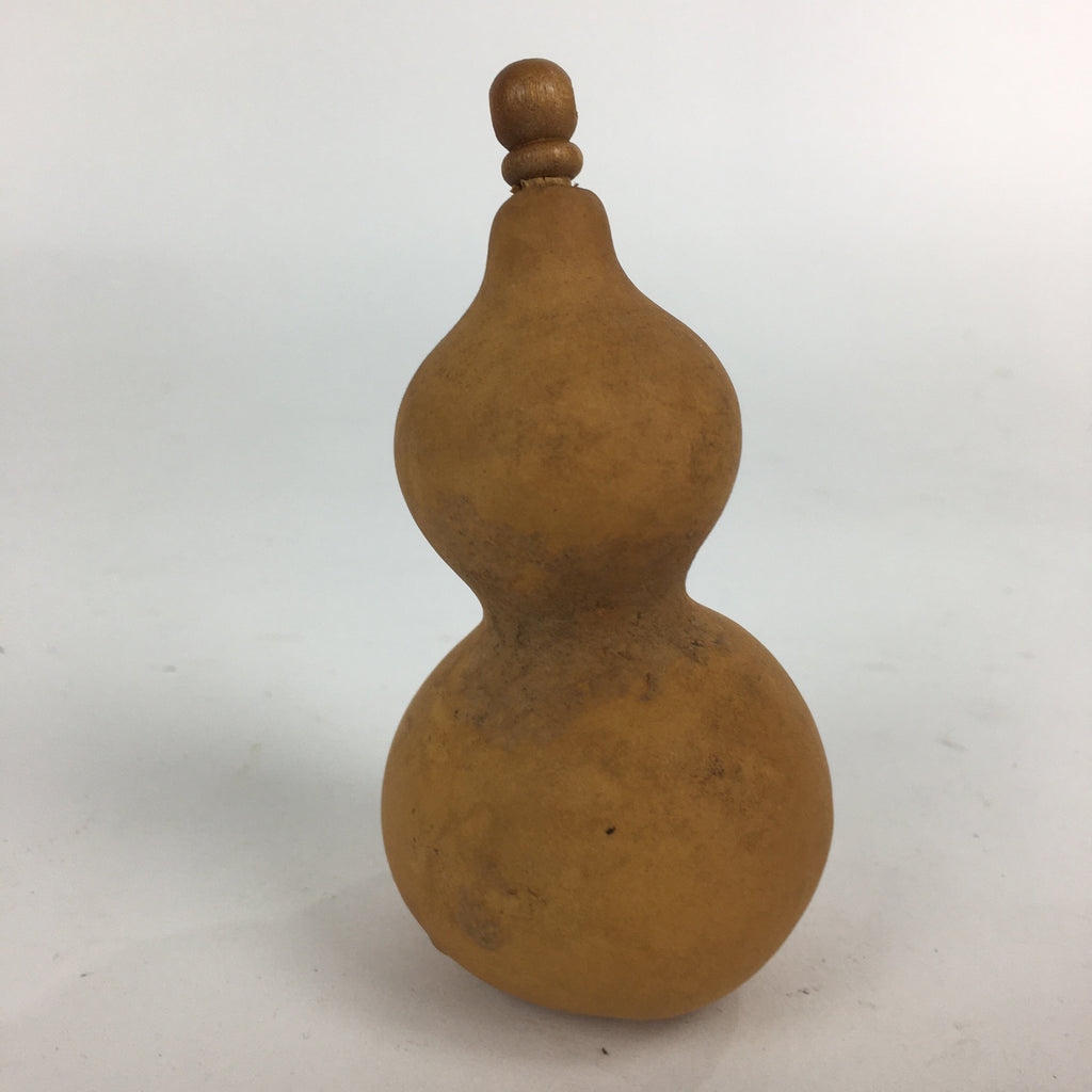 Japanese Hyotan Natural Gourd Sake Bottle Brown Lucky Charm Calabash G235