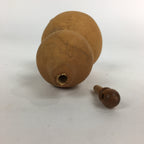 Japanese Hyotan Natural Gourd Sake Bottle Brown Lucky Charm Calabash G235
