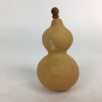 Japanese Hyotan Natural Gourd Sake Bottle Brown Lucky Charm Calabash G236