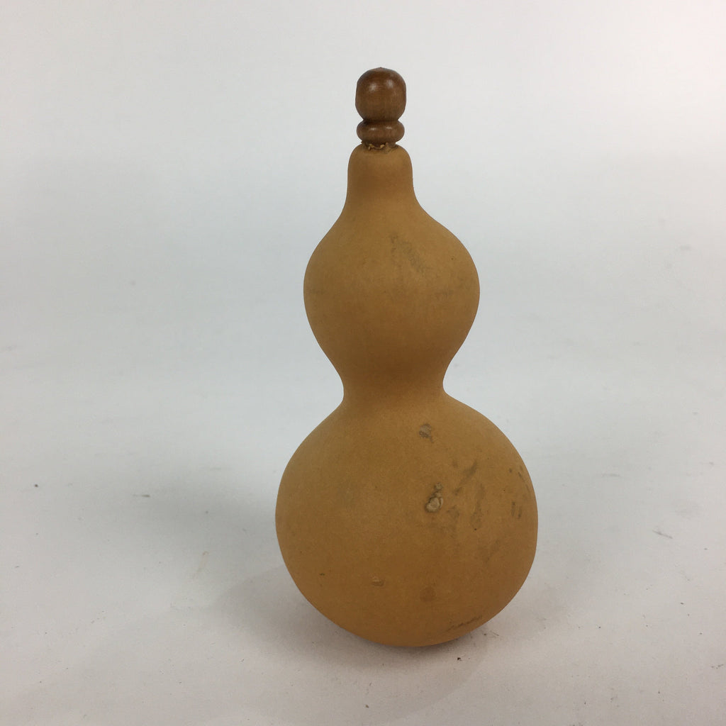 Japanese Hyotan Natural Gourd Sake Bottle Brown Lucky Charm Calabash G237