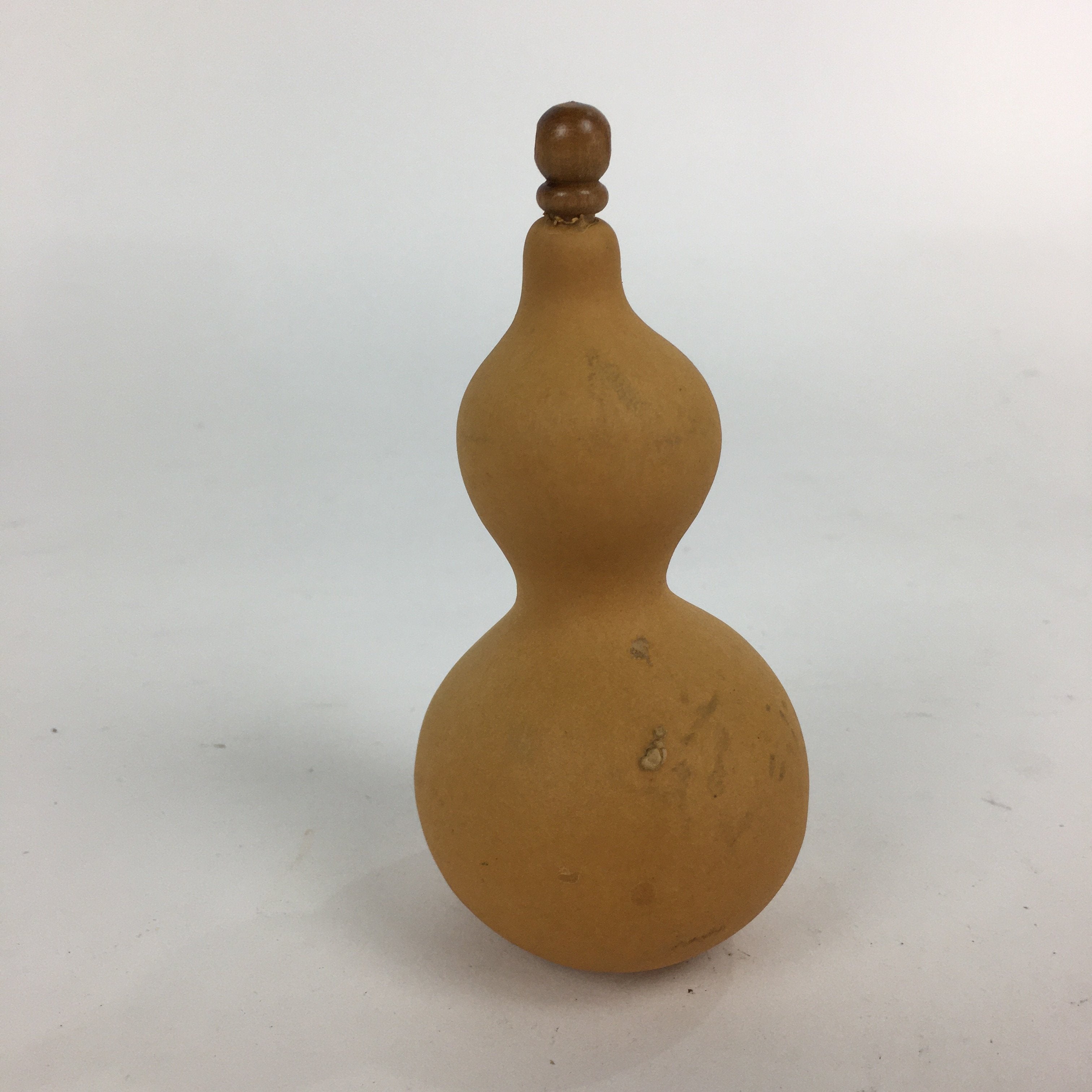 Japanese Hyotan Natural Gourd Sake Bottle Brown Lucky Charm Calabash G237