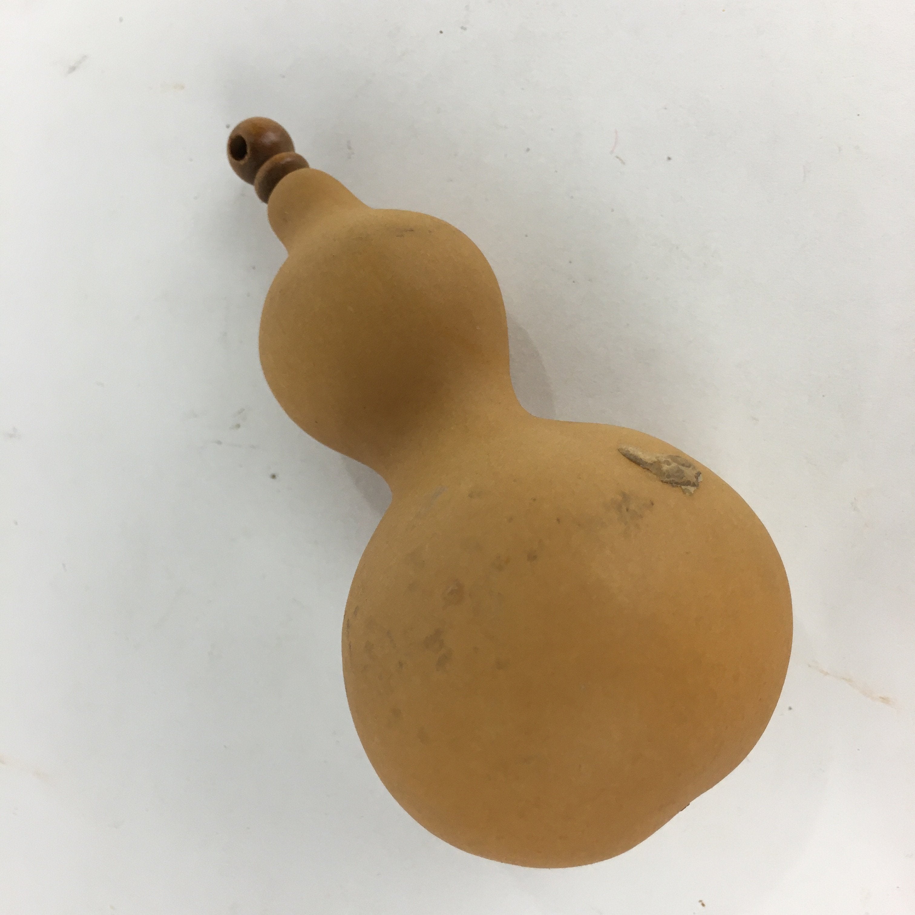 Japanese Hyotan Natural Gourd Sake Bottle Brown Lucky Charm Calabash G237