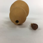 Japanese Hyotan Natural Gourd Sake Bottle Brown Lucky Charm Calabash G237