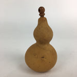 Japanese Hyotan Natural Gourd Sake Bottle Brown Lucky Charm Calabash G238