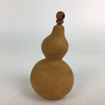 Japanese Hyotan Natural Gourd Sake Bottle Brown Lucky Charm Calabash G238