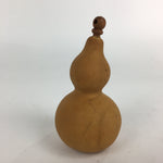 Japanese Hyotan Natural Gourd Sake Bottle Brown Lucky Charm Calabash G238