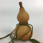 Japanese Hyotan Natural Gourd Sake Bottle Brown Lucky Charm Calabash G240