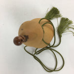 Japanese Hyotan Natural Gourd Sake Bottle Brown Lucky Charm Calabash G240