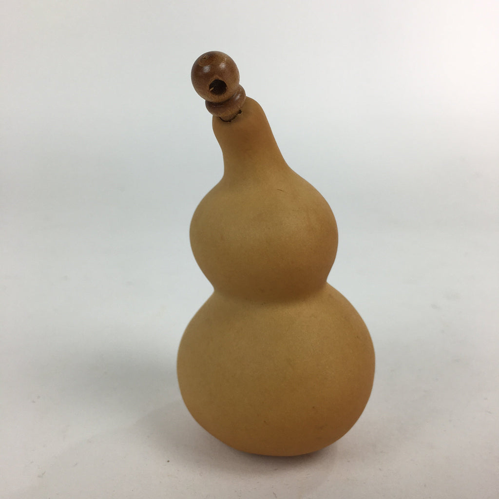 Japanese Hyotan Natural Gourd Sake Bottle Brown Lucky Charm Calabash G241
