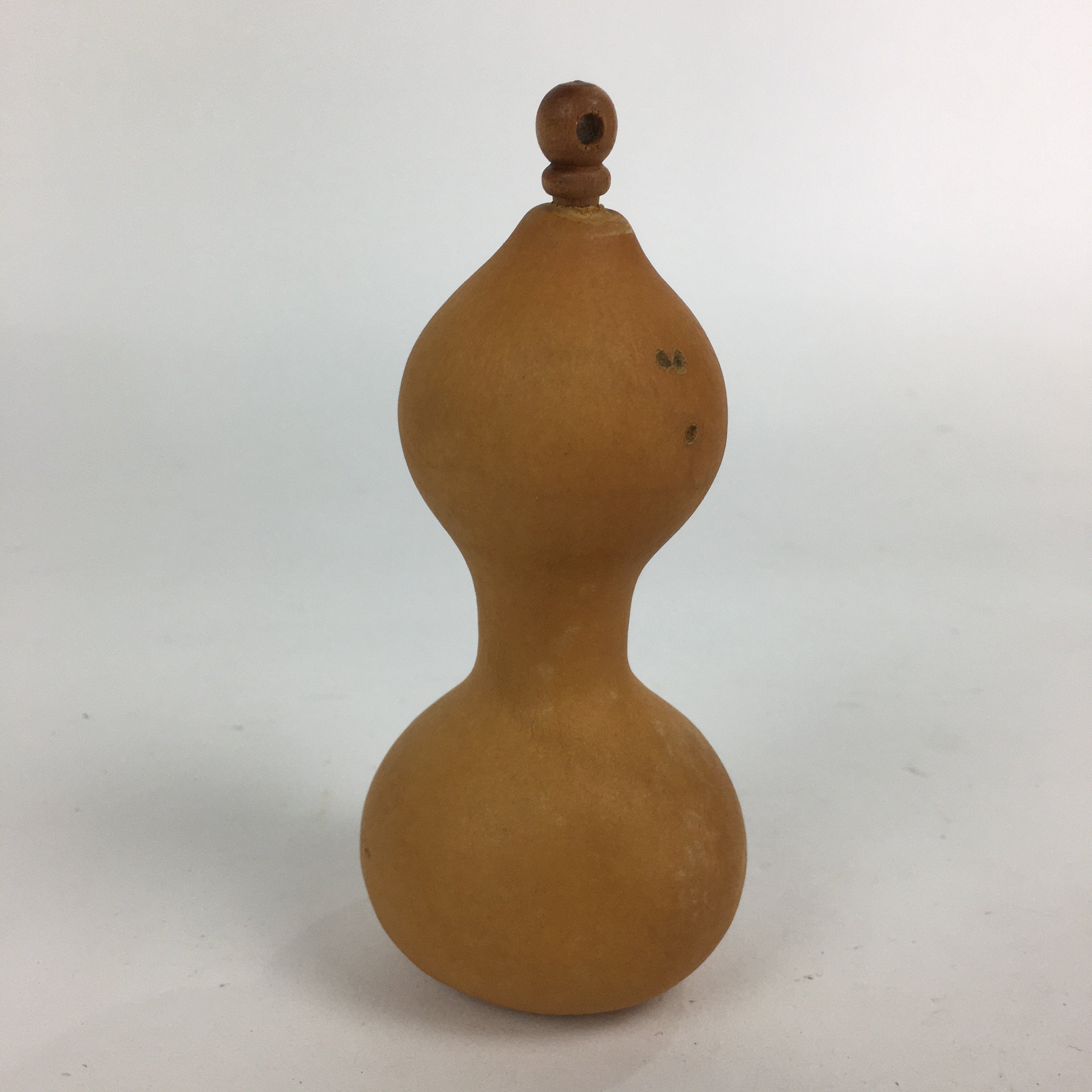 Japanese Hyotan Natural Gourd Sake Bottle Brown Lucky Charm Calabash G243