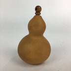 Japanese Hyotan Natural Gourd Sake Bottle Brown Lucky Charm Calabash G244