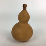 Japanese Hyotan Natural Gourd Sake Bottle Brown Lucky Charm Calabash G244