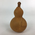 Japanese Hyotan Natural Gourd Sake Bottle Brown Lucky Charm Calabash G244