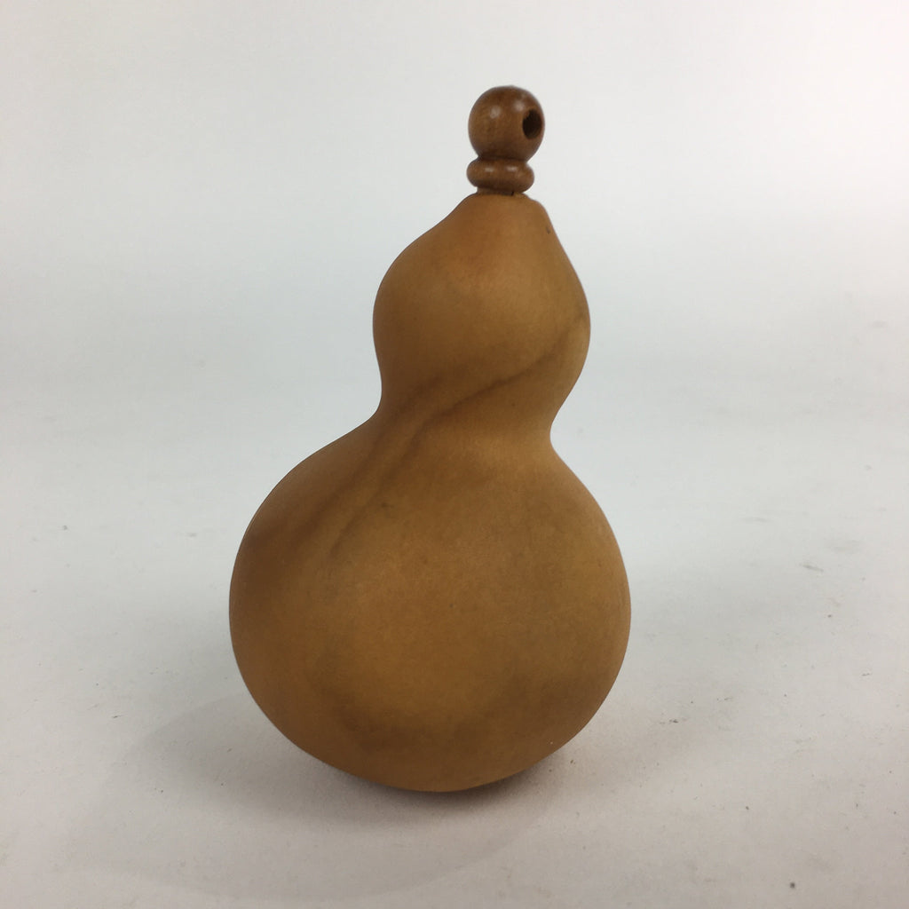Japanese Hyotan Natural Gourd Sake Bottle Brown Lucky Charm Calabash G244