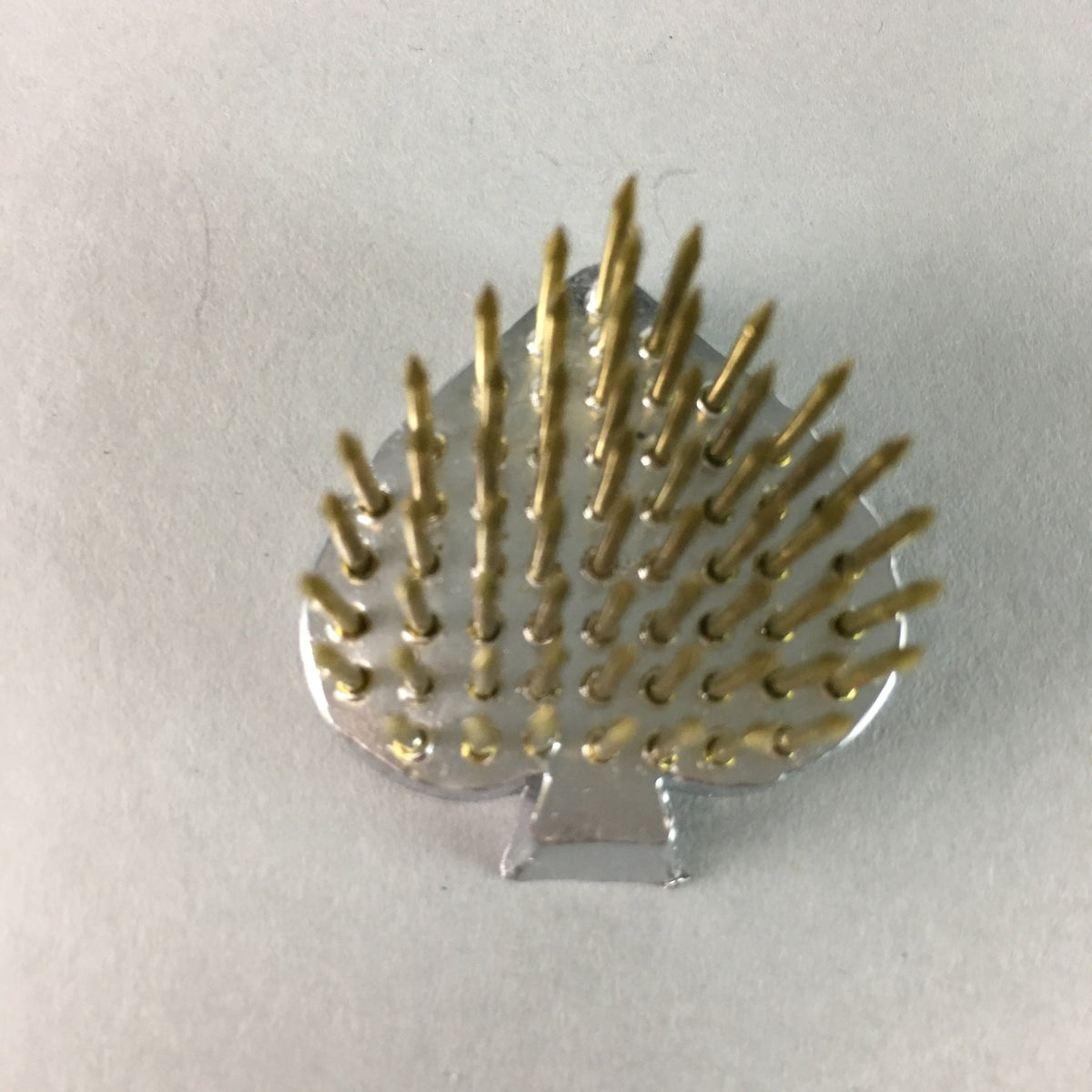 Japanese Ikebana Kenzan Flower Arrangement Tool Vtg Needle Holder Pin KZ19