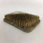 Japanese Ikebana Kenzan Flower Arrangement Tool Vtg Needle Holder Pin KZ38