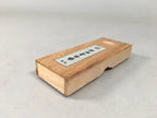 Japanese Ink Stick Calligraphy Shodo Soot Tool Shuji Kanji Vtg Black Sumi JK156