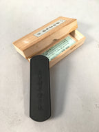 Japanese Ink Stick Calligraphy Shodo Soot Tool Shuji Kanji Vtg Black Sumi JK156