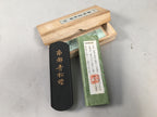 Japanese Ink Stick Calligraphy Shodo Soot Tool Shuji Kanji Vtg Black Sumi JK156