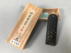 Japanese Ink Stick Calligraphy Shodo Soot Tool Shuji Kanji Vtg Black Sumi JK157