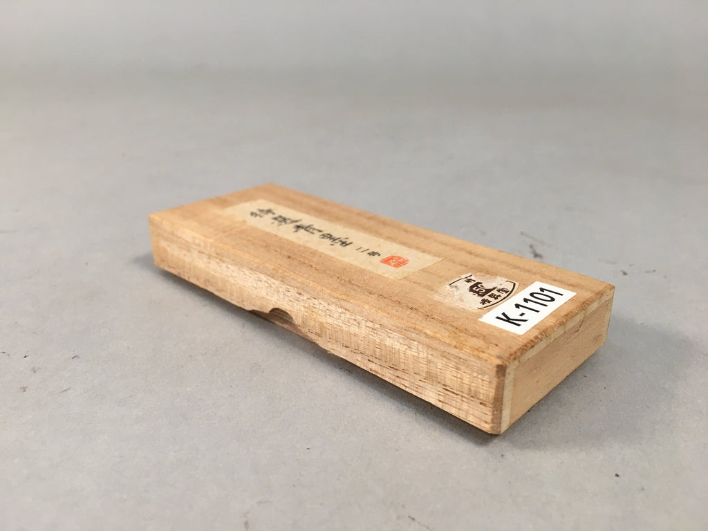 Japanese Ink Stick Calligraphy Shodo Soot Tool Shuji Kanji Vtg Black Sumi JK157