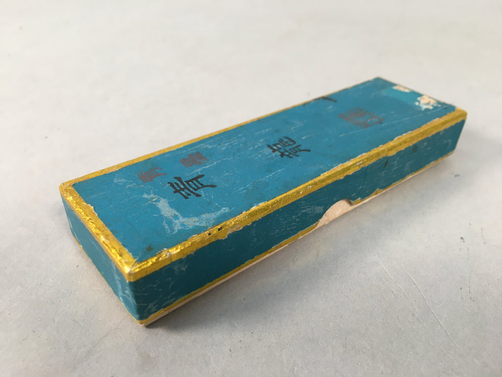 Japanese Ink Stick Calligraphy Shodo Soot Tool Shuji Kanji Vtg Black Sumi JK160