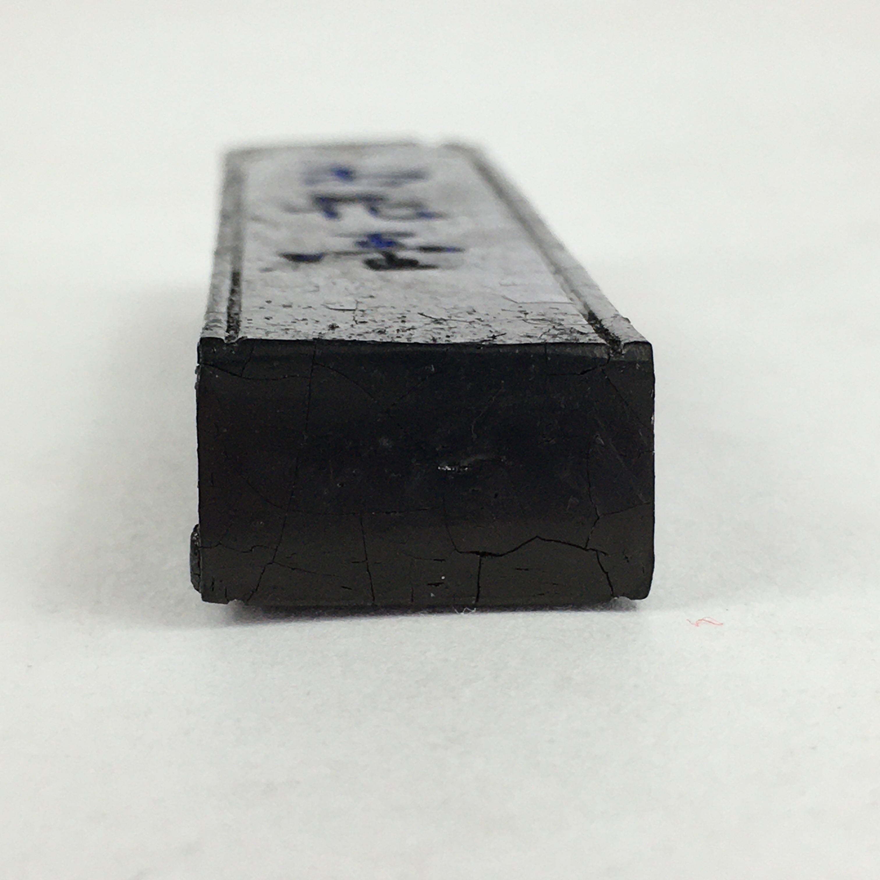 Japanese Ink Stick Calligraphy Shodo Soot Tool Shuji Kanji Vtg Black Sumi JK300