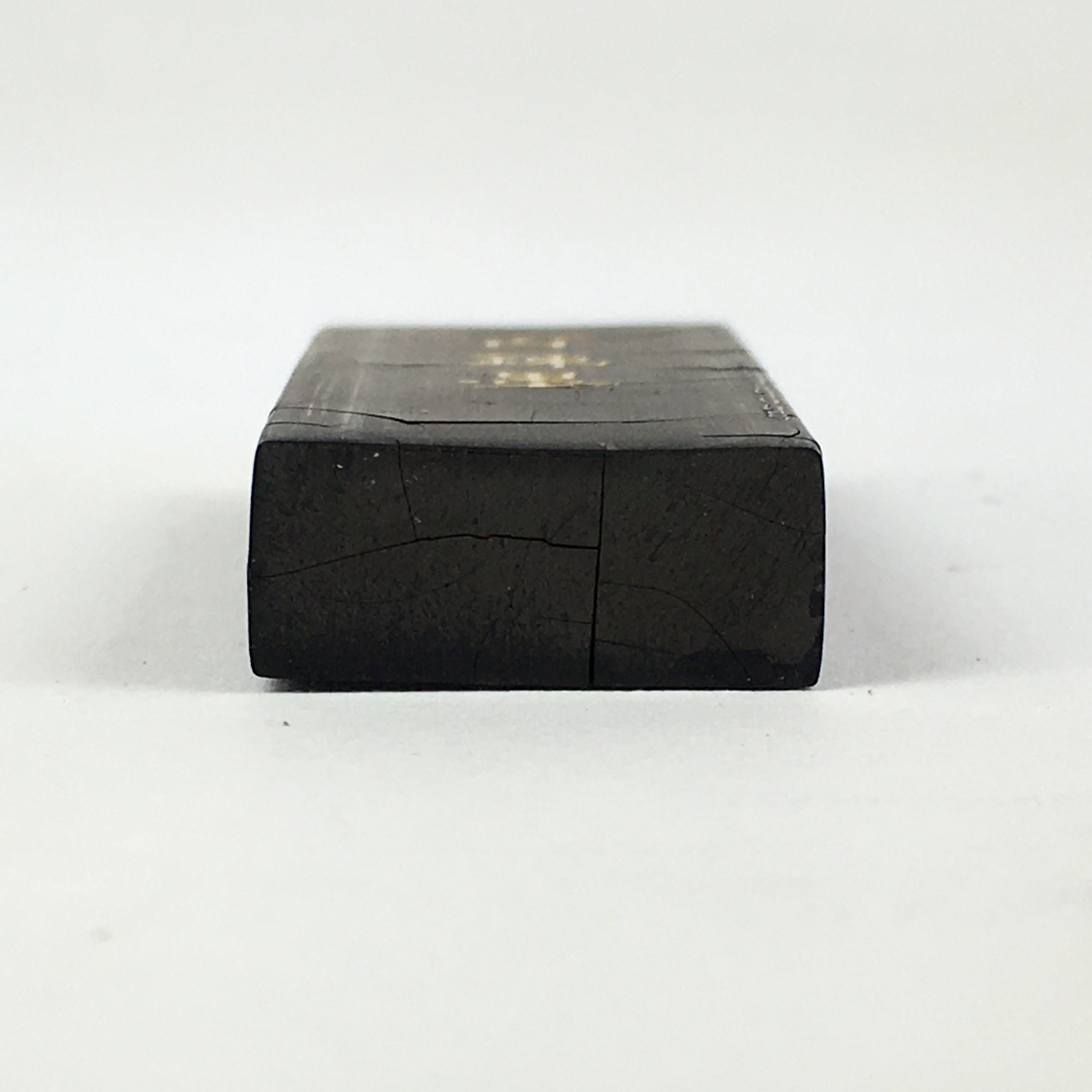Japanese Ink Stick Calligraphy Shodo Soot Tool Shuji Kanji Vtg Black Sumi JK357