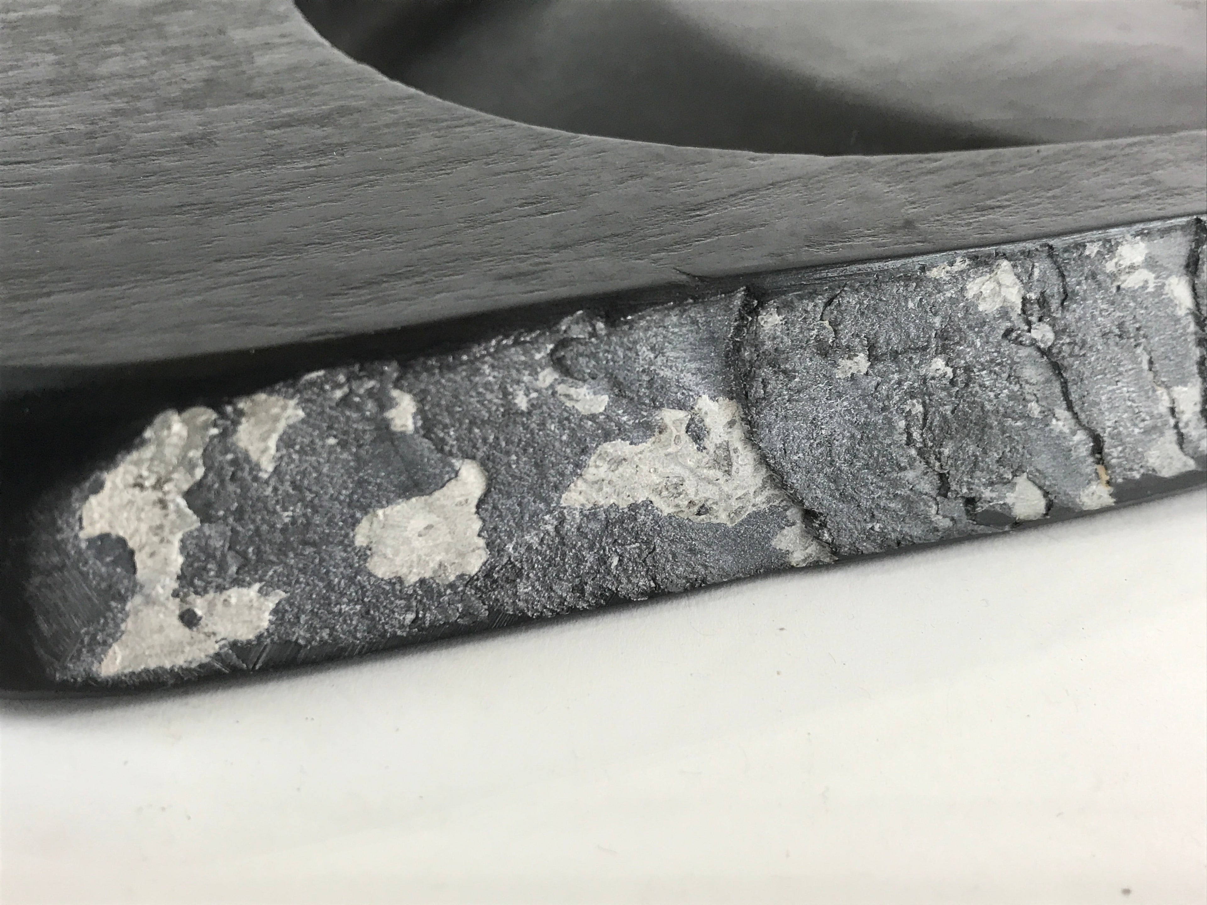 Japanese Inkstone Suzuri Vtg Sumi Grinder Calligraphy Shodo Shuji Tool SZ52