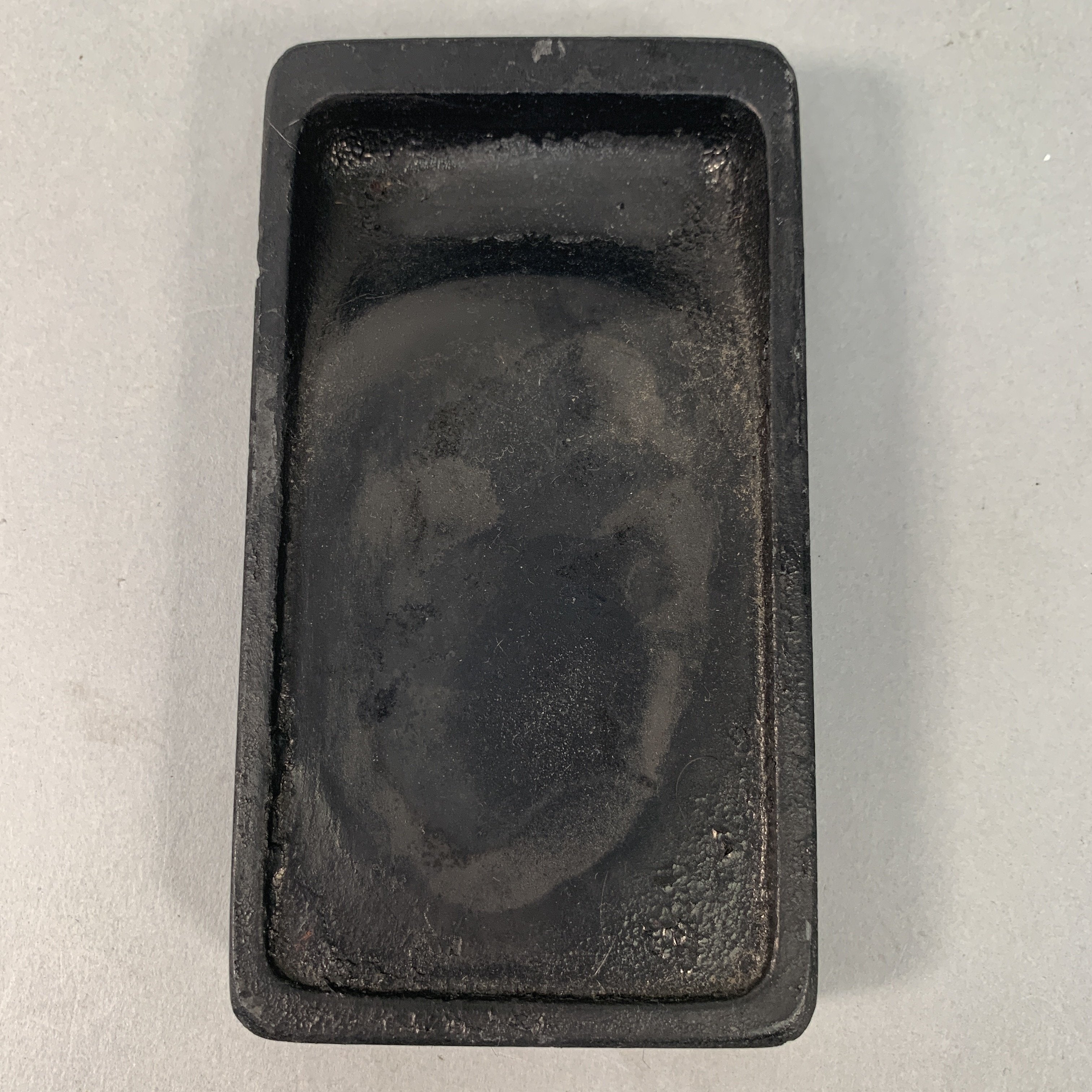 Japanese Inkstone Vtg Suzuri Sumi Grinder Calligraphy Shodo Shuji Tool SZ47