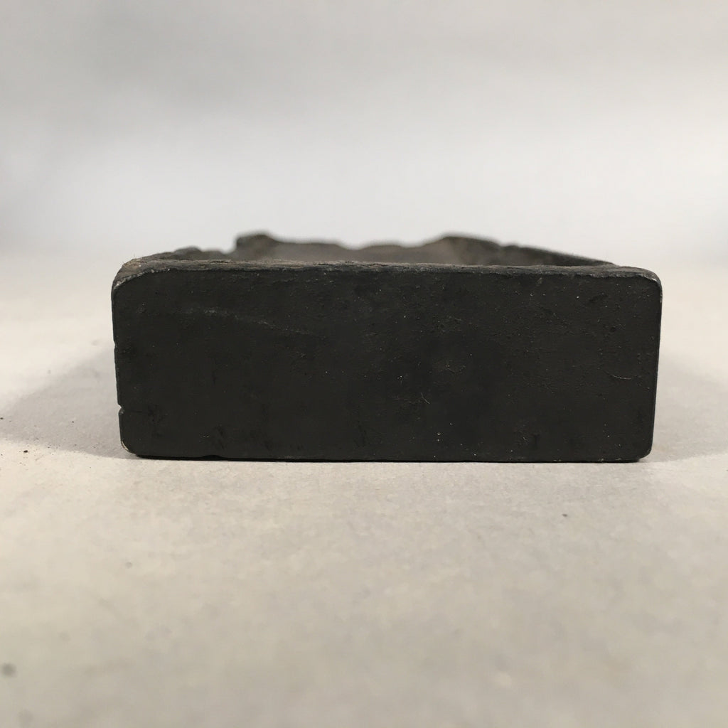 Japanese Inkstone Vtg Suzuri Sumi Grinder Calligraphy Shodo Shuji Tool SZ48