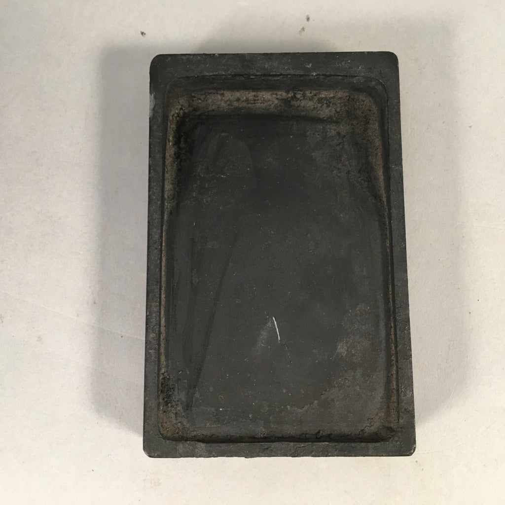 Japanese Inkstone Vtg Suzuri Sumi Grinder Calligraphy Shodo Shuji Tool SZ49