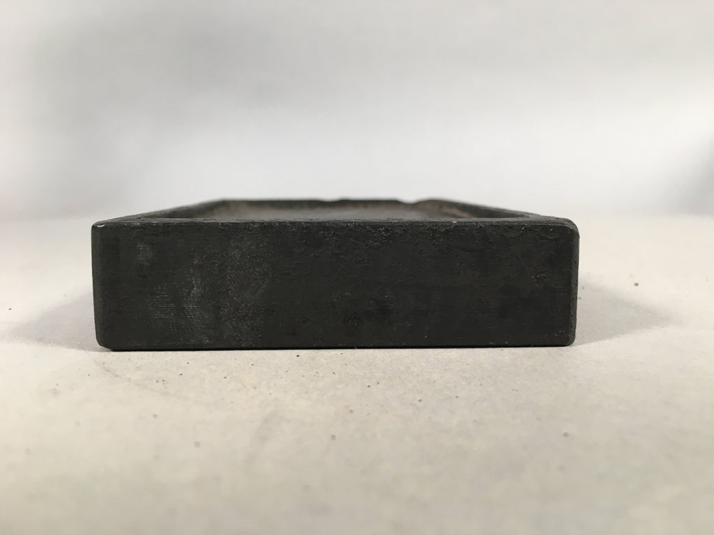 Japanese Inkstone Vtg Suzuri Sumi Grinder Calligraphy Shodo Shuji Tool SZ49
