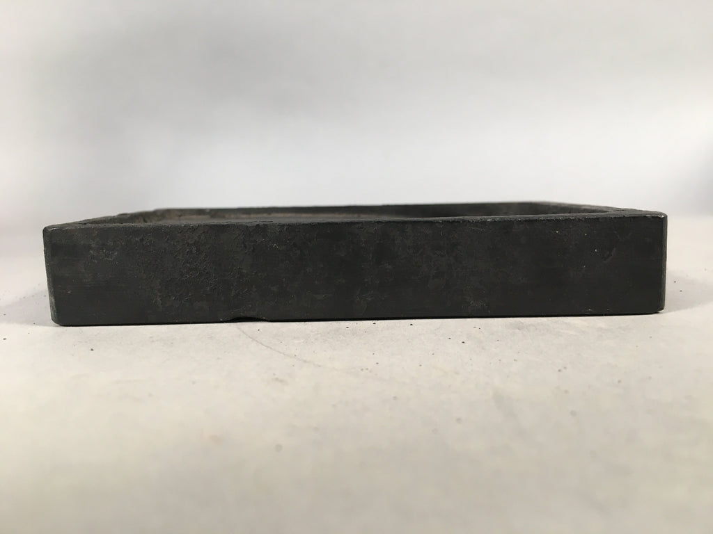 Japanese Inkstone Vtg Suzuri Sumi Grinder Calligraphy Shodo Shuji Tool SZ49