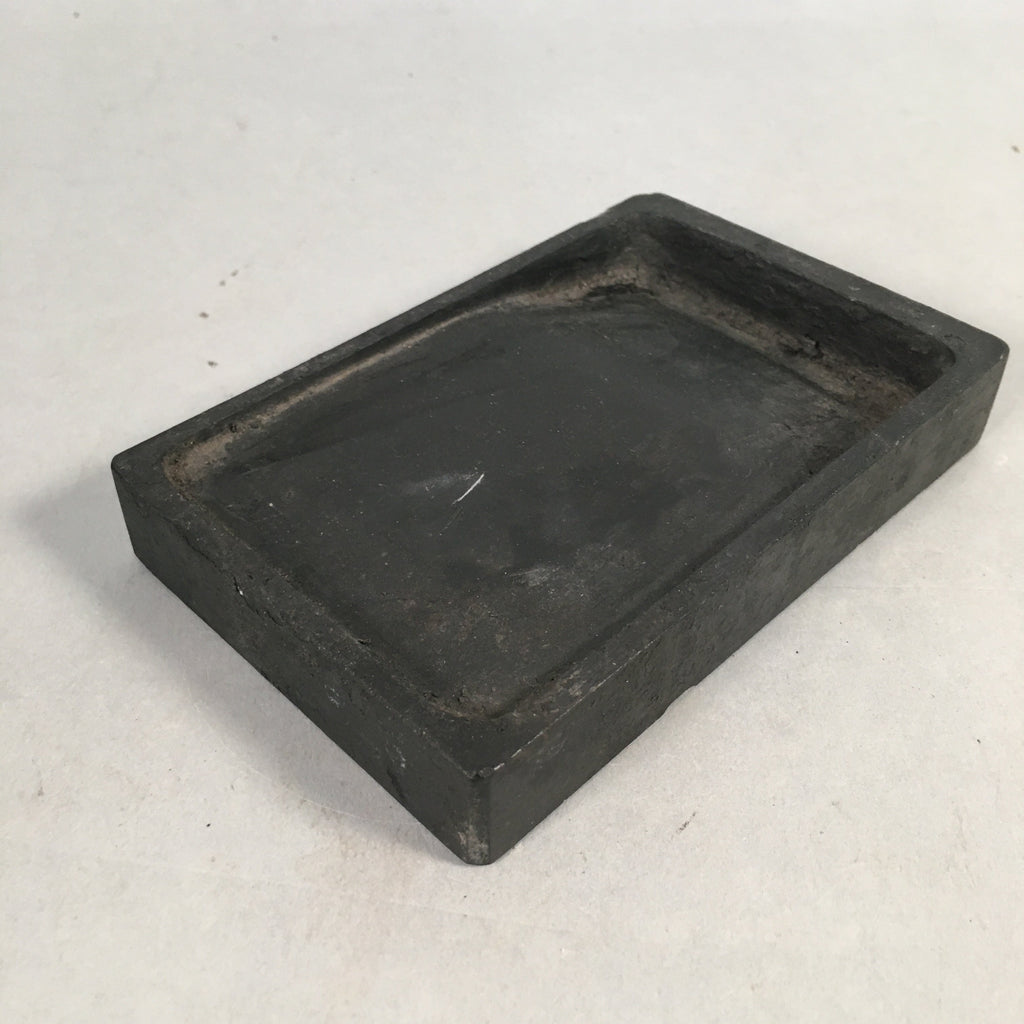 Japanese Inkstone Vtg Suzuri Sumi Grinder Calligraphy Shodo Shuji Tool SZ49