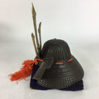 Japanese Iron Armor Helmet Vtg Boy's Day Display Syusse-Kabuto Yoroi BD680