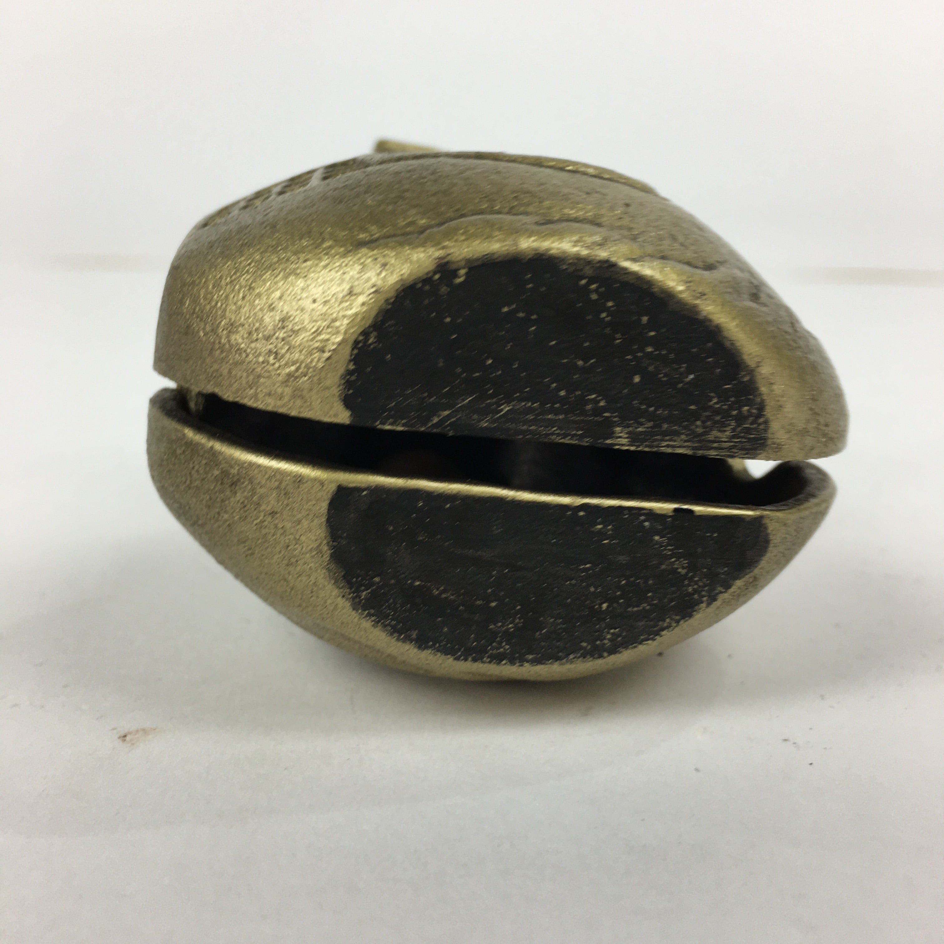 Japanese Iron Bell Dorei Tetsurin Vtg Doll Amulet 7 Lucky God Ship Gold DR357