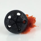 Japanese Iron Bell Dorei Tetsurin Vtg Doll Amulet Nanbu-Tekki Black DR412