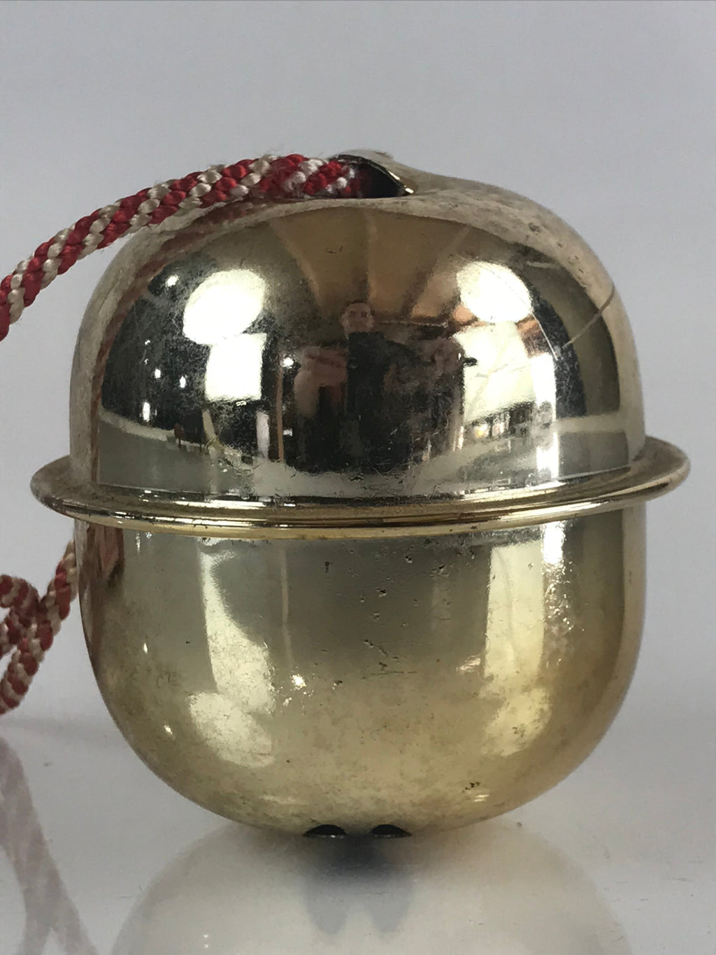 Japanese Iron Big Bell Vtg Bell Amulet Good Luck Traffic Safety Ornament JK394