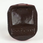 Japanese Iron Display Bunchin Paperweight Vtg Dockman Braggart Tengu Red T93