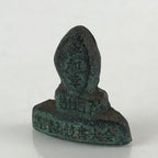 Japanese Iron Figurine Vtg Metal Craft Paperweight Koyasan Calligraphy JK422