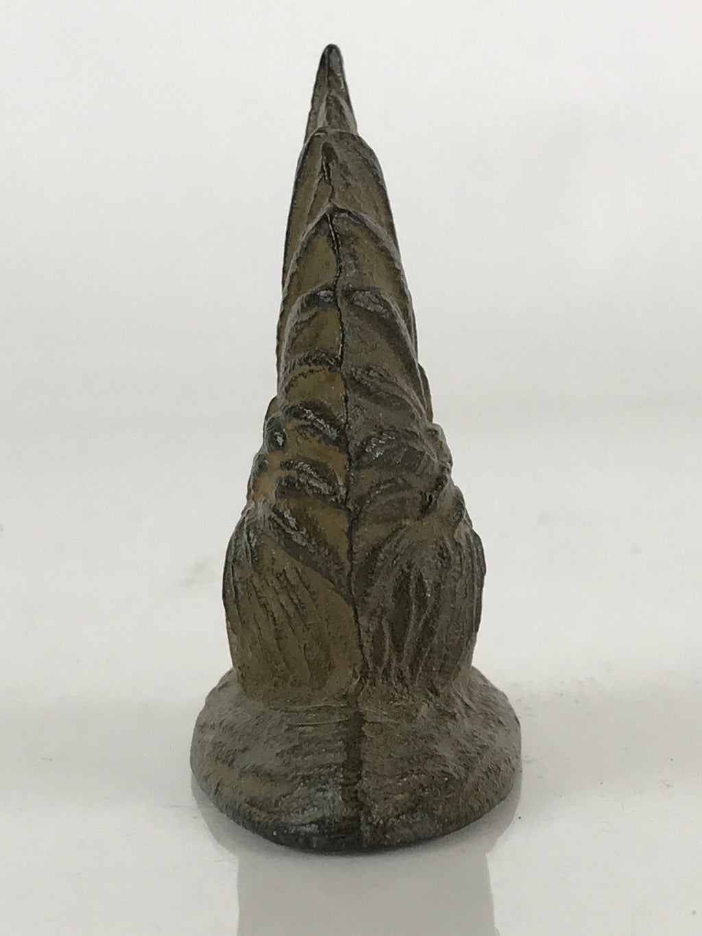 Japanese Iron Figurine Vtg Metal Craft Zodiac Chicken Paperweight Bunchin JK420