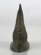 Japanese Iron Figurine Vtg Metal Craft Zodiac Chicken Paperweight Bunchin JK420
