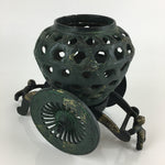 Japanese Iron Flower Vase Holder Vtg Kabin Decoration Ikebana Arrangement T101