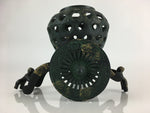 Japanese Iron Flower Vase Holder Vtg Kabin Decoration Ikebana Arrangement T101