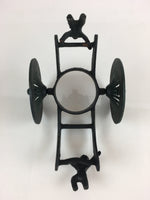 Japanese Iron Flower Vase Holder Vtg Kabin Decoration Ikebana Arrangement T101