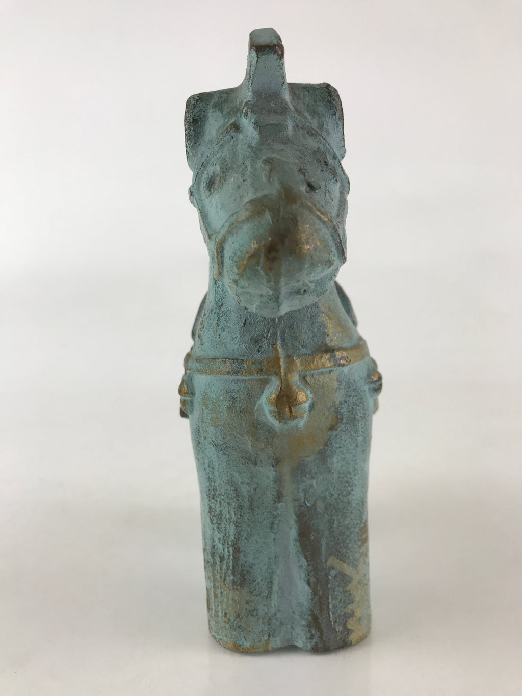 Japanese Iron Horse Ornament Horse-style Figurine Vtg Haniwa Interior Zodiac BD8