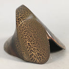 Japanese Iron Peacock Statue Vtg Display Bird Metal Ornament Okimono BD585
